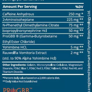 DARK LABS RİPPER – CAFFEİNE , YOHİMBİNE FAT BURNER 60 CAPS