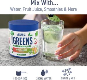 Applied Nutrition Critical Greens Superfood Blend for Gut Health Energy and Immune Support 30 Servis - Görsel 3