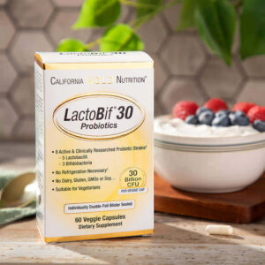 California Gold  LactoBif 5 Probiotics wit 5 Lactobacilli 3 Bifidobacteria, 30 Billion CFU, 60 Vegan - Görsel 2