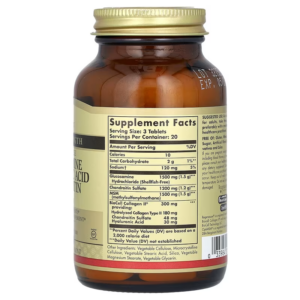 Solgar Glucosamine Hyaluronic Acid Chondroitin OptiMSM Bone Joint & Cartilage 60 Tablet - Görsel 2