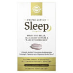 Solgar Sleep Triple action Melatonin + L-Theanine + Valerian Root Melissa Extract 30 Tablet