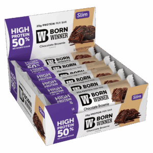 BORN WINNER Slim Protein Bar Box / 12 x 50 g - Görsel 4