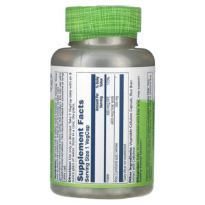 Solaray, True Herbs, Kelp, Yosun tozu 550 mg, 180 Vegetable Caps - Görsel 2