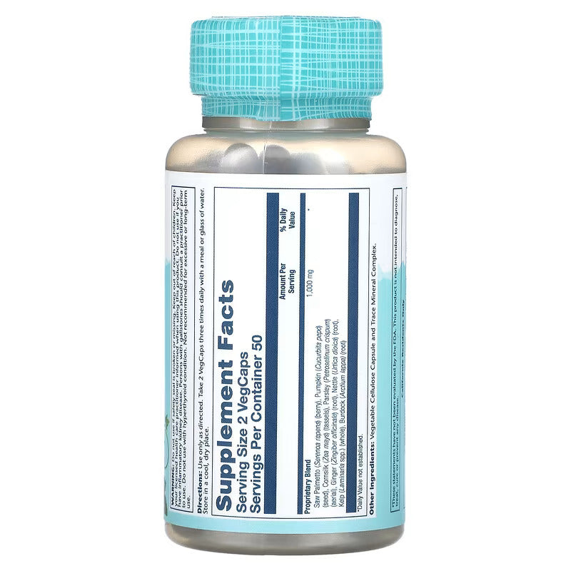 Solaray, Prostate(Saw Palmetto) Blend SP-16, 100 VegCaps