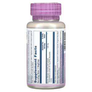SOLARAY Bacopa Ayurvedic Herbs Cognitive Support Brain Memory 100 mg 60 Caps