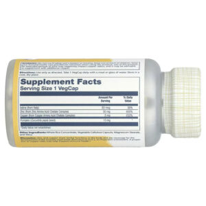 Solaray Zinc Copper with Kelp & Pumpkin Seed Iodine 100 VegCaps - Görsel 2