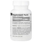 Source Naturals Berberine Optimizes Gut Health 500 mg 60 Vegetarian Caps - Görsel 2