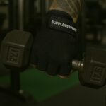 Supplementhane Fitness Ağırlık Body Sporcu Deri Eldiven - Siyah