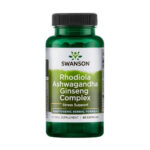 SWANSON Rhodiola Ashwagandha Ginseng Complex / 60 Caps