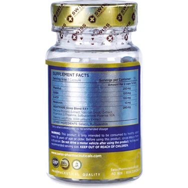 Swiss Nightmare GABA 5-HTP 50 Kapsül