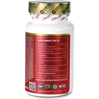 Swiss Pharma Superdrol 10 mg 80 Kapsül - Görsel 2