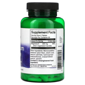 Swanson, Magnesium(Magnezyum) Taurate, 100 mg, 120 Tablet - Görsel 2