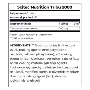 Scitec Nutrition Tribulus 2000 / 90 Tabs - Görsel 2