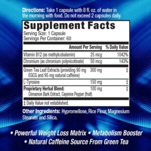 MHP Super Fat Burner Booster (EGCG GREEN TEA + CAFFEİNE )60 Caps - Görsel 2