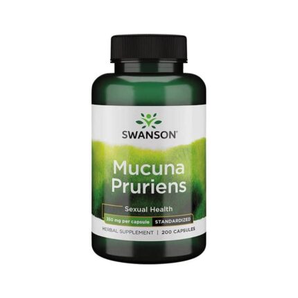 Swanson Dopa Mucuna Testo booster Pruriens, 350 mg, 200 Capsules