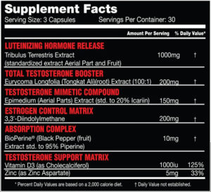 KILLER LABZ TERMINATOR TEST Tribulus , Longjack Tongkat ali 100:1 90 SERVINGS