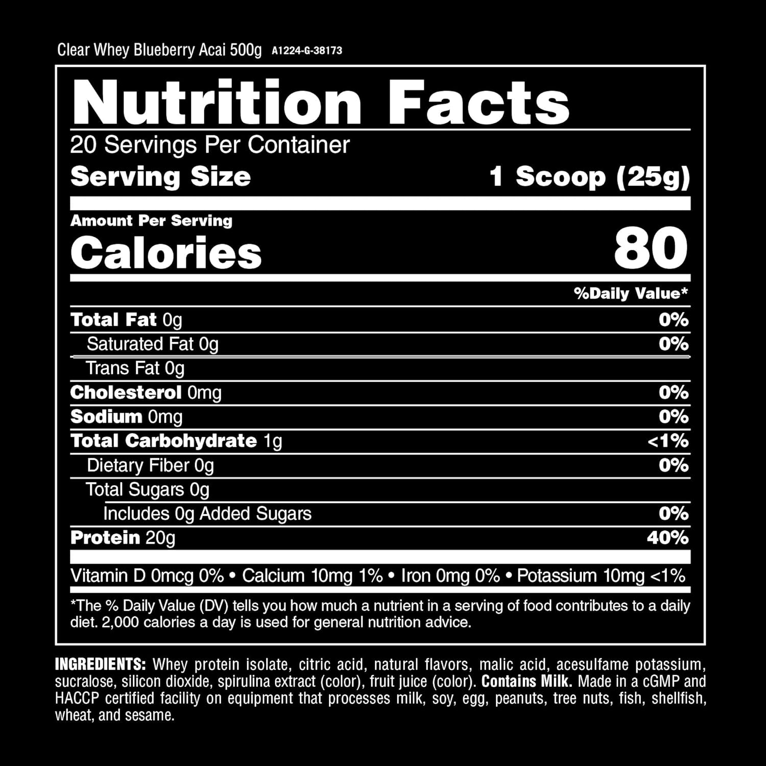 Universal Clear Whey Isolate Protein 500 g - Görsel 4