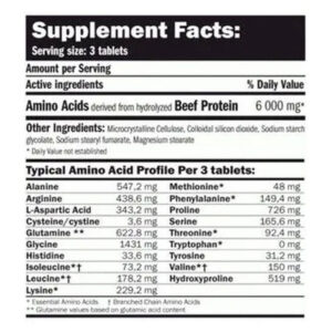 UNİVERSAL BEEF AMİNO 200 TABLET