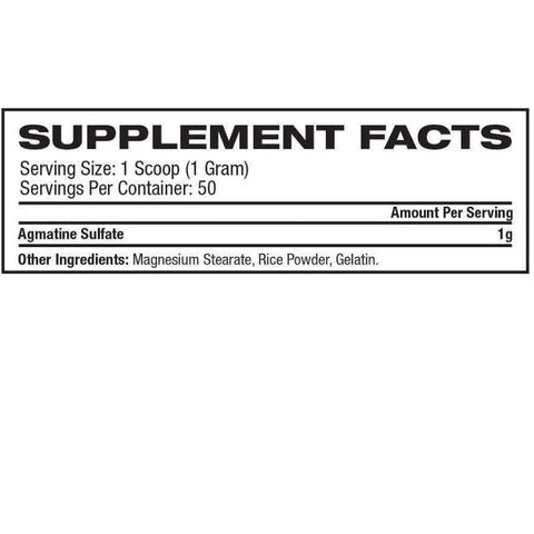 Prime Nutrition Agmatine Nitric Oxide LH+HGH 50 Servings - Görsel 2