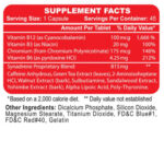 Hitech Synadrene (Yohimbine+Alpha lipoic acid+Green Tea+Dmha) 45 Tablet - Görsel 3