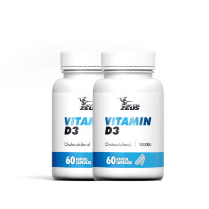 D3 VİTAMİN Zeus Nutrition 60 Kapsül x 2 Adet