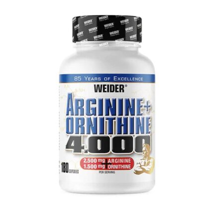 Weider Arginine Plus Ornithine 4.000 – 180 caps