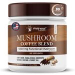 Wellness Labs Mushroom Coffee Lions Mane, Chaga, Reishi, Cordyceps, Maitake, Shiitake, and Turkey Tail 90 Servings - Görsel 2