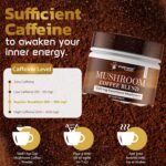 Wellness Labs Mushroom Coffee Lions Mane, Chaga, Reishi, Cordyceps, Maitake, Shiitake, and Turkey Tail 90 Servings - Görsel 3