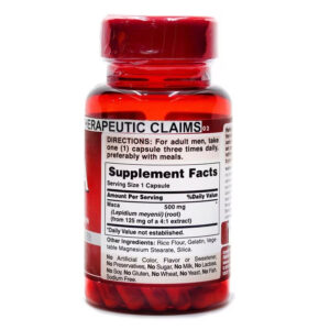 Puritan's Pride Maca 500 mg Exotic Herb for Men 60 Caps - Görsel 2