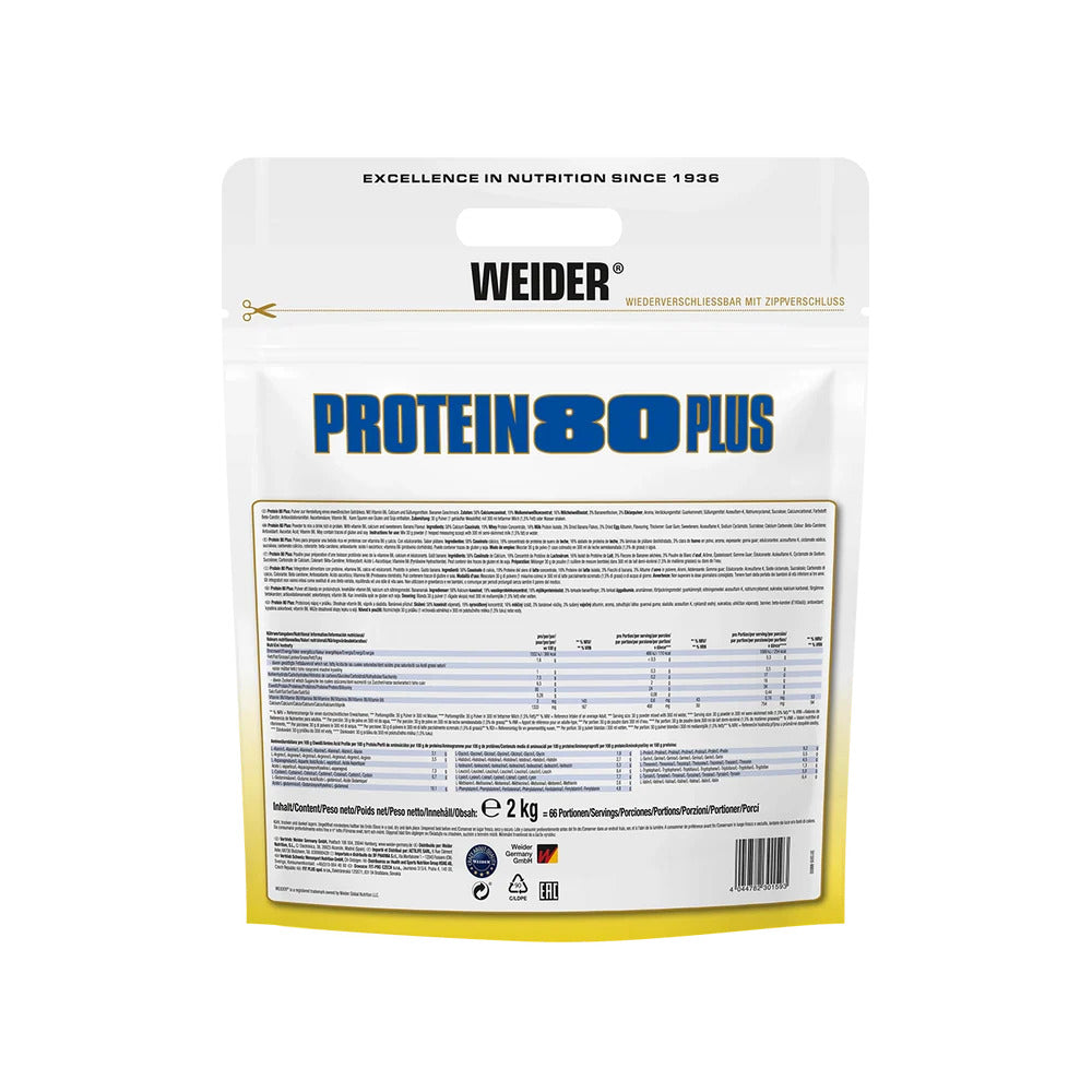 Weider Kazein İzole Whey Protein 80 Plus 2 Kg 66 Servis - Görsel 3