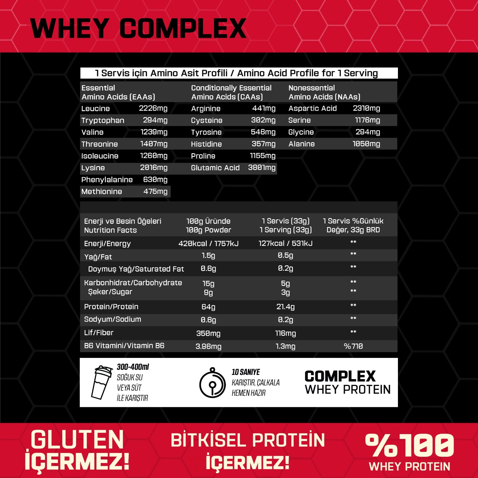 Proftein Whey Protein Complex 500 g - Görsel 6