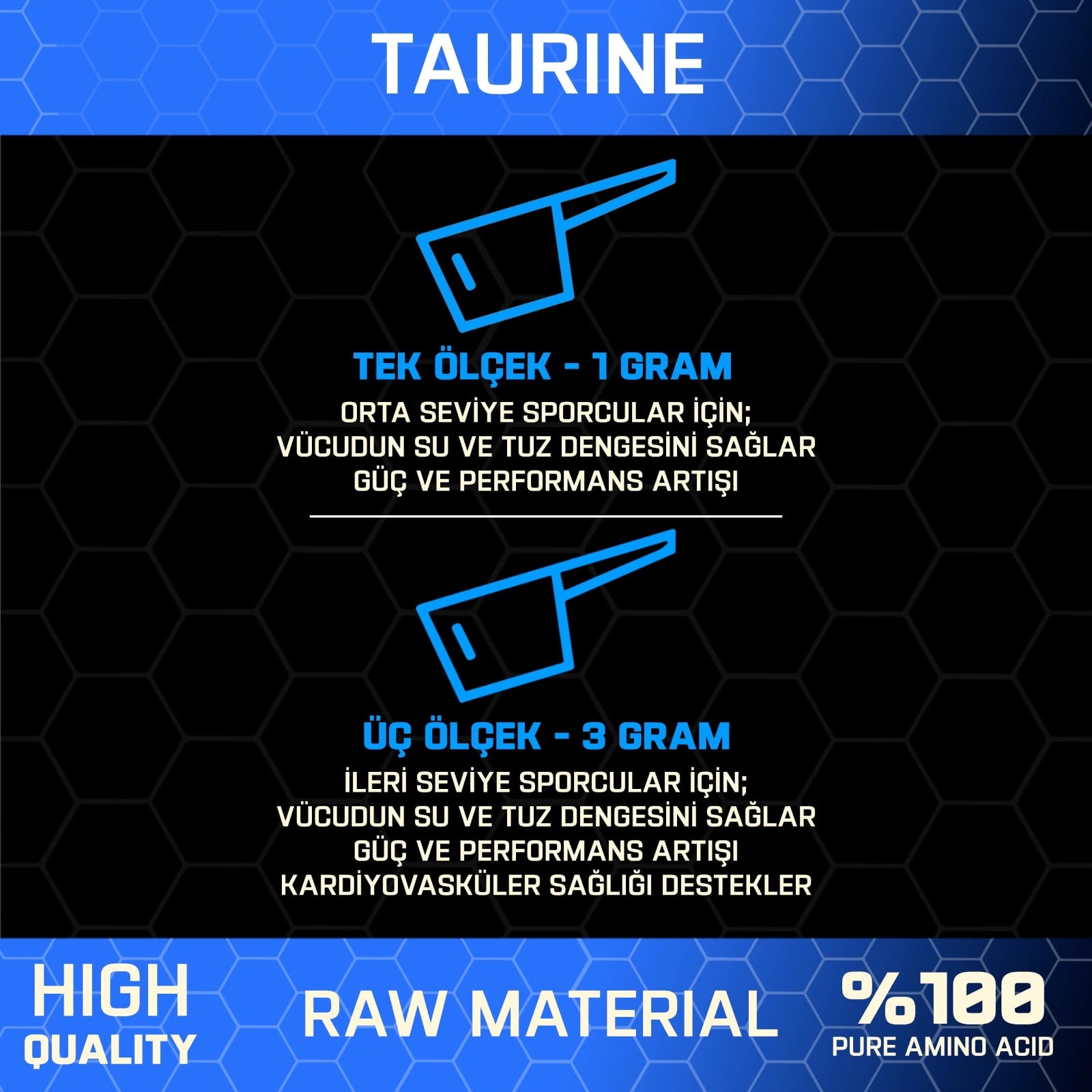 Proftein Taurine 500g - Görsel 3