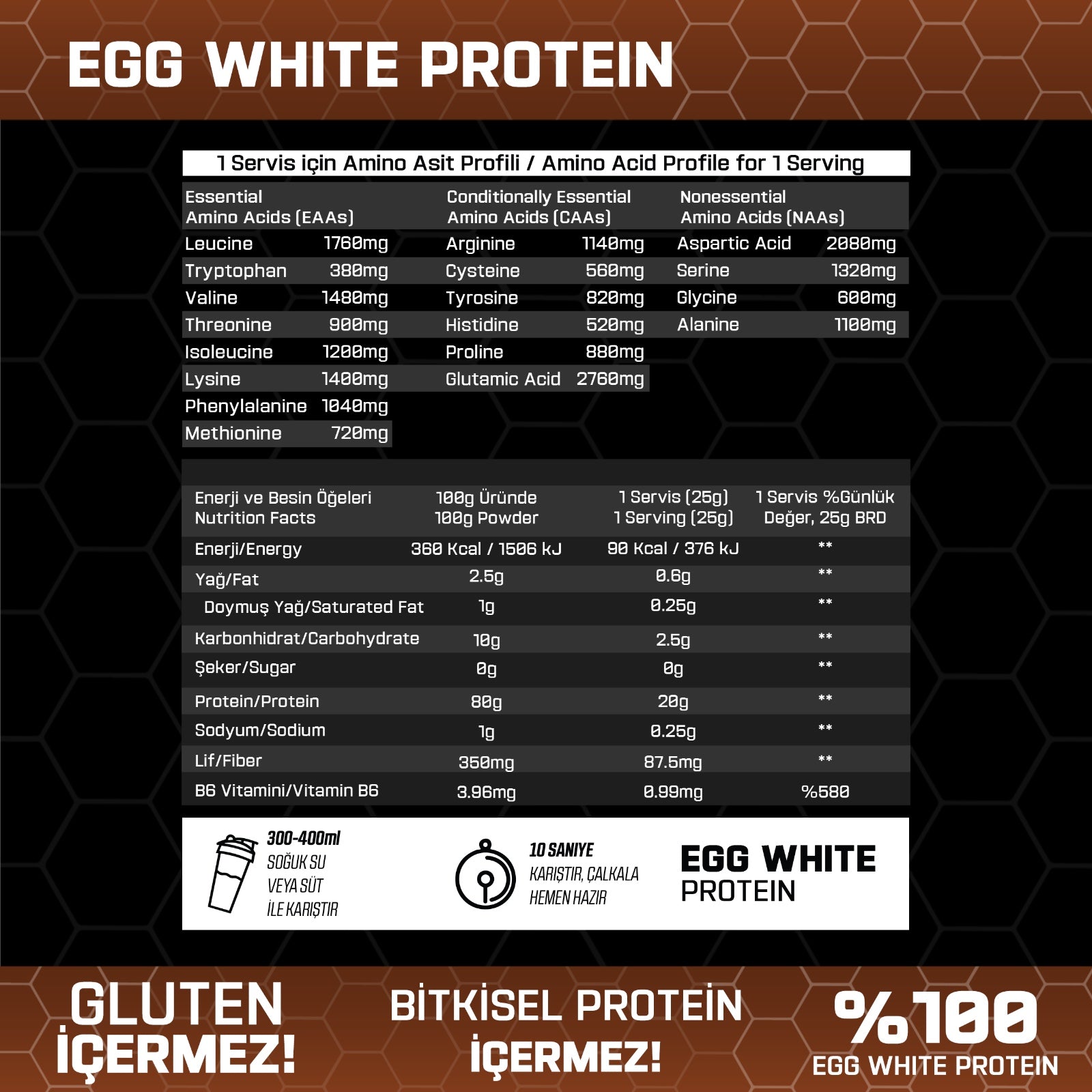 Proftein Egg White Protein - Görsel 5