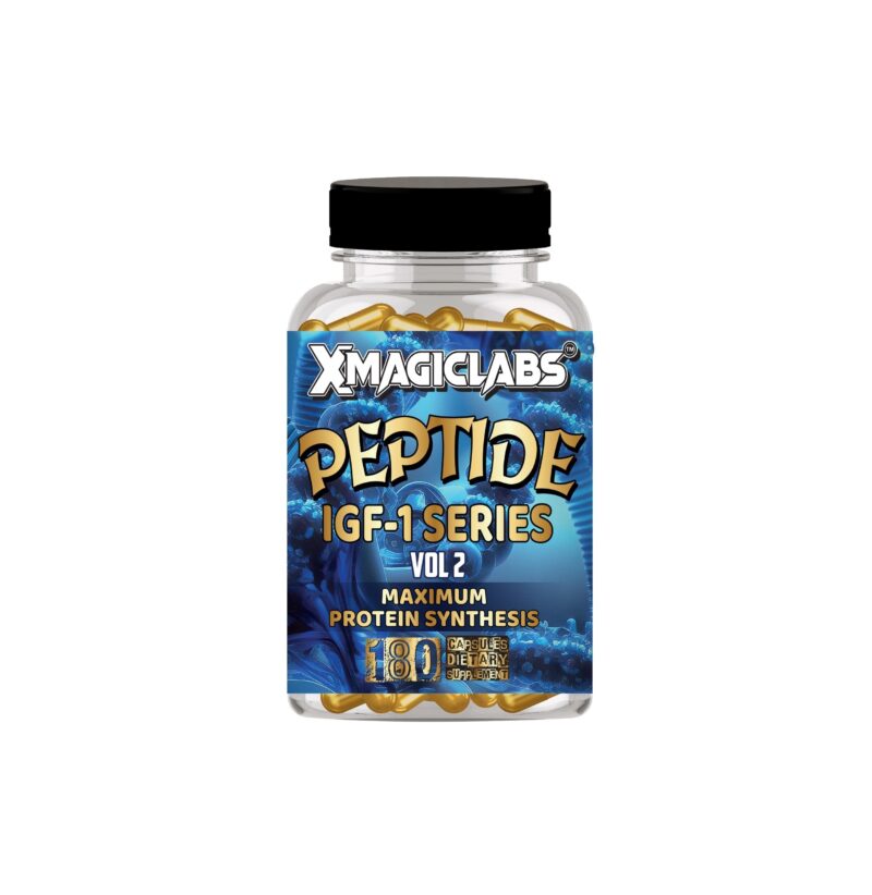 XMAGICLABS PEPDITE IGF1 Deer Antler Velvet Colostrum Bacopa Rhodiola Rosea Phosphatidic 180 Caps