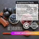 VIVALIFER Resveratrol+Vitamin C Anti-Aging Immune, Cardiovascular Joint 500mg+120mg 120 Caps - Görsel 4
