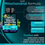 Adndale NAD Urolithin-A Berberine  Resveratrol 90 Vegan Caps - Görsel 2