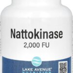 Lake Avenue Nutrition Nattokinase Proteolytic Enzyme Gut Health 2,000 FUs 30 Veggie Caps