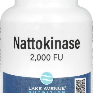 Lake Avenue Nutrition Nattokinase Proteolytic Enzyme Gut Health 2,000 FUs 30 Veggie Caps