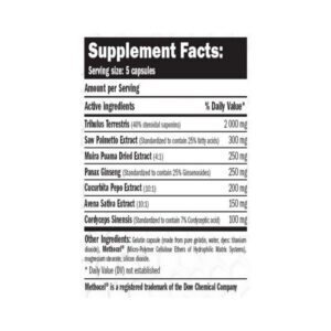 AMIX Anabolic Power Tribulus , Saw palmetto , Panax Ginseng 200 Caps