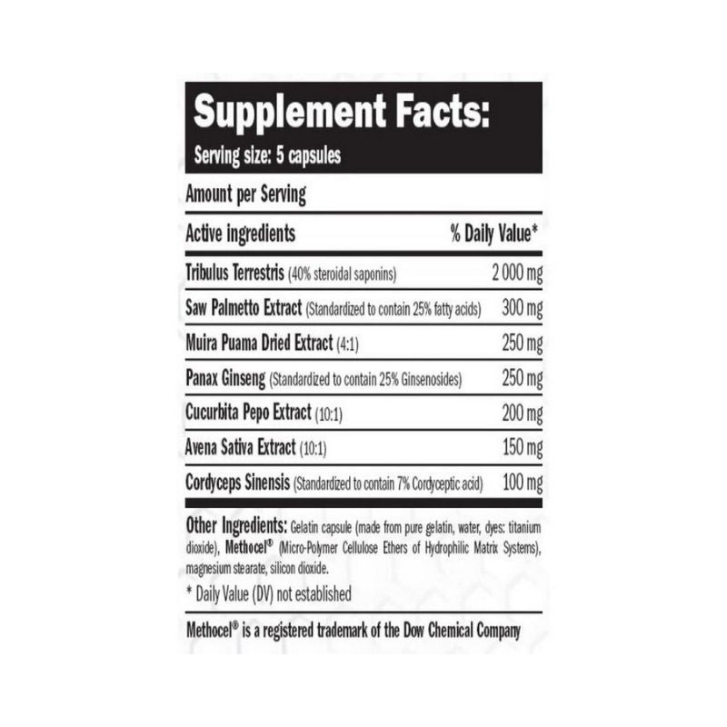 AMIX Anabolic Power Tribulus , Saw palmetto , Panax Ginseng 200 Caps - Görsel 2