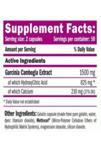 AMIX Hca Garcinia Cambogia 1500 Mg 150 Caps - Görsel 3