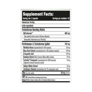 Amix Nutrition Mytotest V3 Test Booster Maca +Astaxanthin + Saw palmetto + rhodiola rosea + Testofen 90