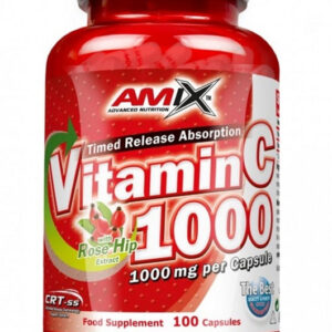 AMIX Vitamin C /with Rose Hips/ 1000mg. / 100 Caps.