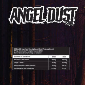 Skull Labs Angel Dust Shot Box Pump preworkout (24 x 120 ml) – 48 servis