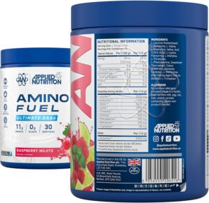 Applied Nutrition Amino Fuel EAA Essential Amino Recovery 390 g Raspberry Mojito - Görsel 2