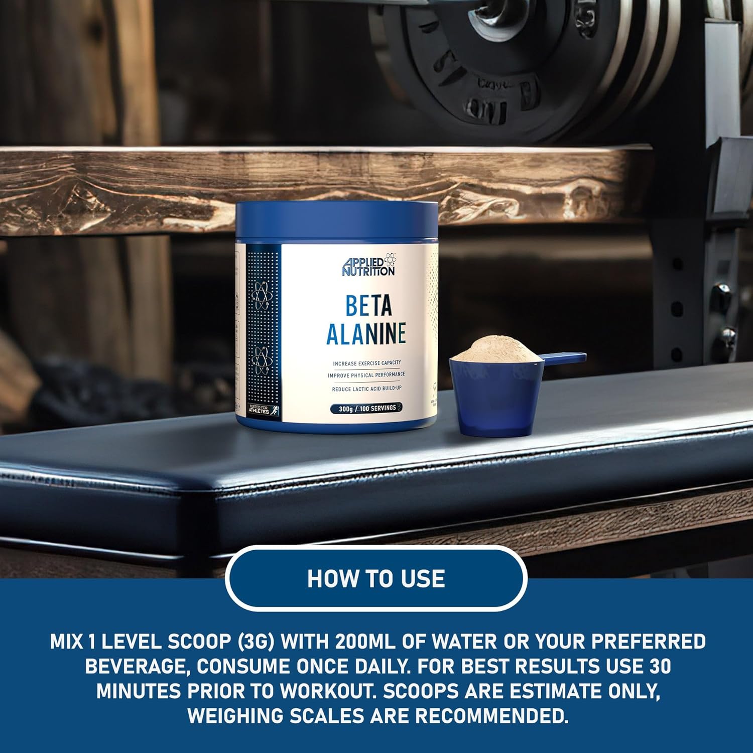 Applied Nutrition Beta Alanine PreWorkout 3000mg 100 Servings - Görsel 3