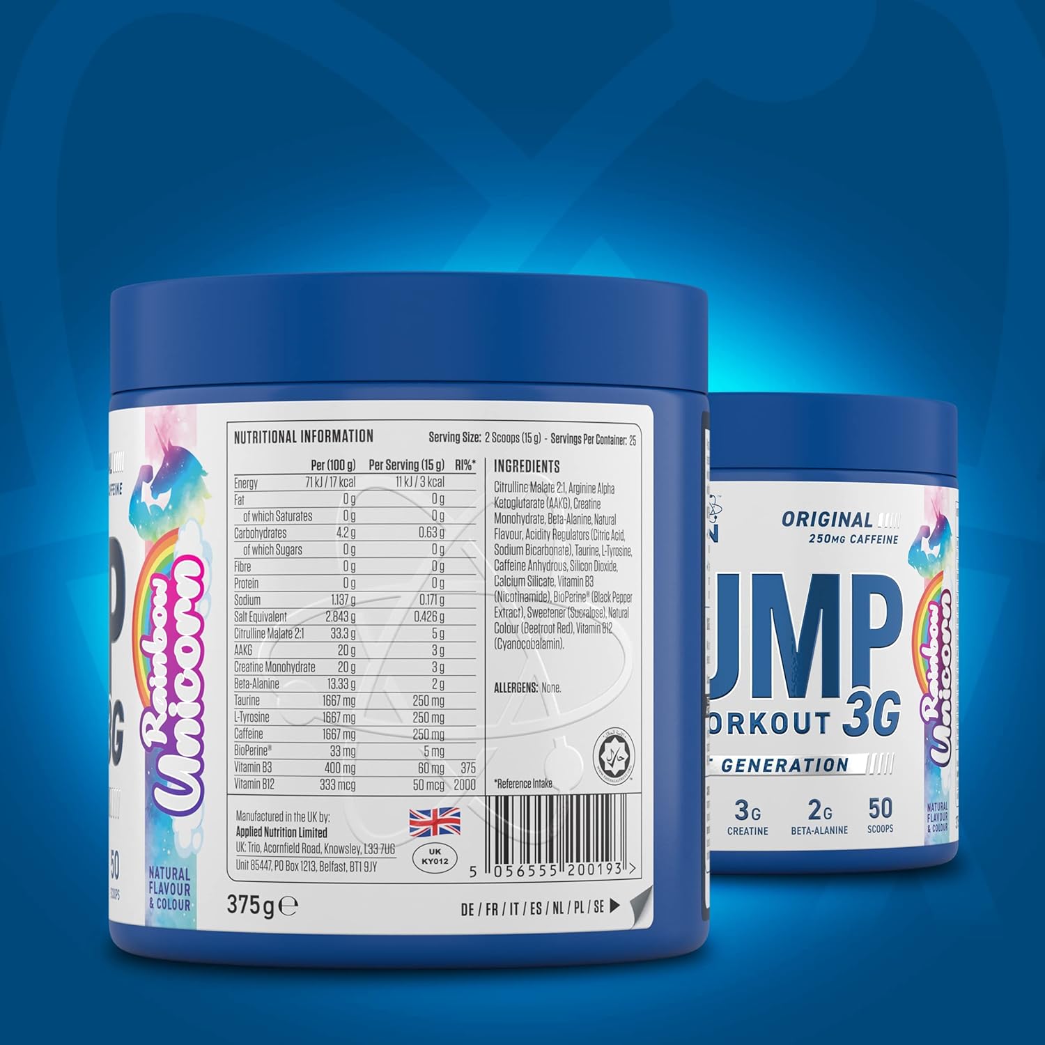 Applied Nutrition Pump 3G PreWorkout - Energy, Focus & Performance 50 Servis - Görsel 4