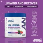 Applied Nutrition Sleep Support for Over 40s Zinc Reishi Magnesium Glycine Theanine 5-HTP 300 g - Görsel 2
