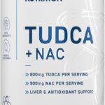 Applied Nutrition TUDCA + NAC - Liver & Antioxidant Support Bile Salts 800mg Tauroursodeoxycholic Acid 90 Caps
