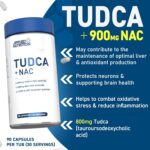 Applied Nutrition TUDCA + NAC - Liver & Antioxidant Support Bile Salts 800mg Tauroursodeoxycholic Acid 90 Caps - Görsel 3